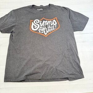 Simms fish it well men's‎ short sleeve shirt size large
